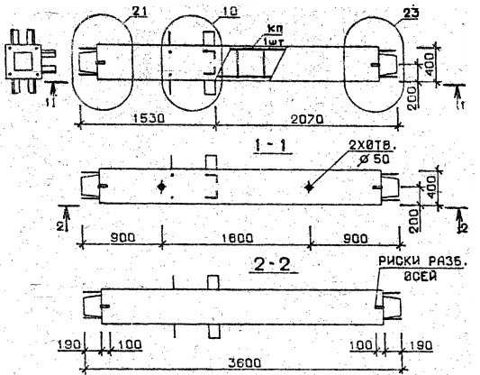 Колонна 3КС 36.36-1-с Серия 1.020.1-2с/89